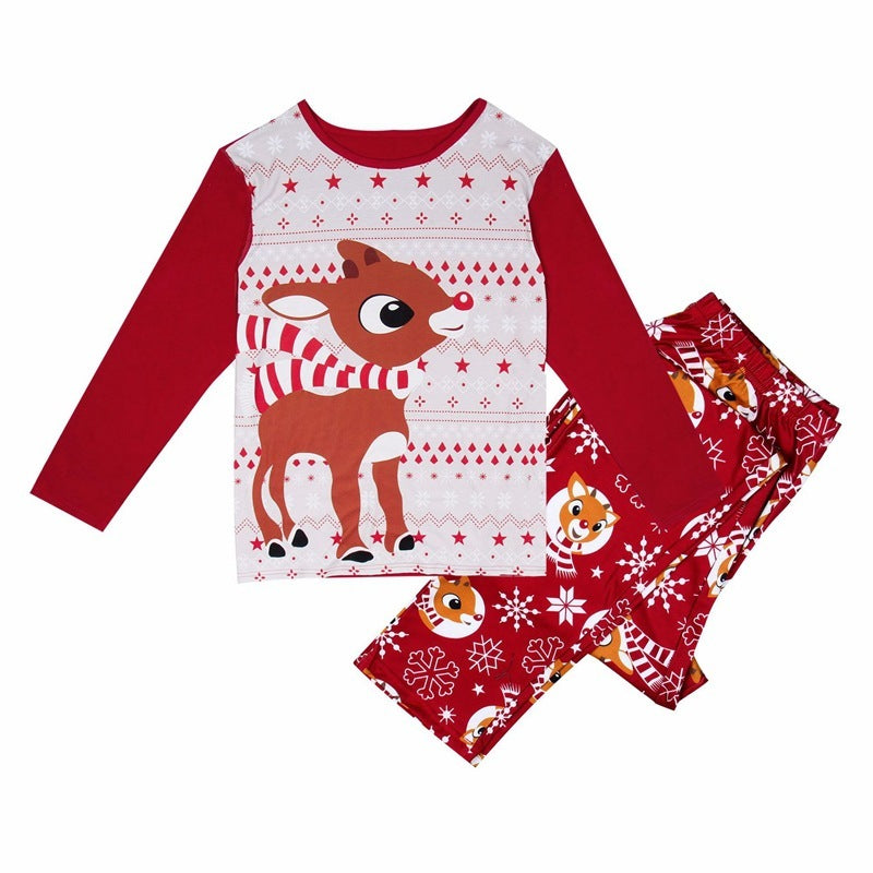 Pijamas Navideñas Familiares a Juego - Patrón de Venado - Conjunto para Hombres, Mujeres, Niños y Bebés Family Clothes Set