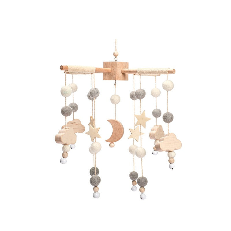 Baby Crib Hanging Toy – Soft Musical Bedside Bell for Newborns
