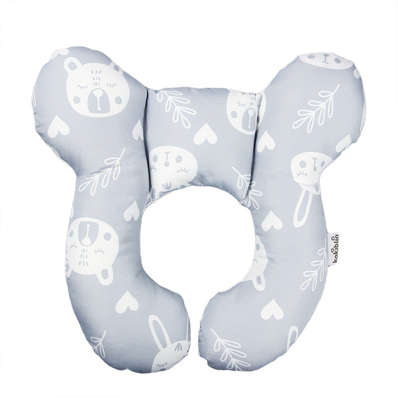 Baby Head Support U‑Shaped Pillow – Car Seat & Stroller Neck Protection | Infant Sleeping Cushion