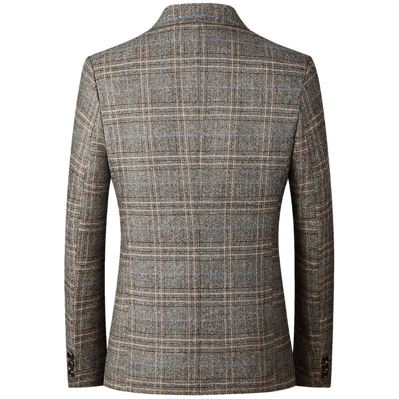 Men’s Non‑Iron Casual Jacket – Lightweight Middle‑Aged Style (M–3XL)