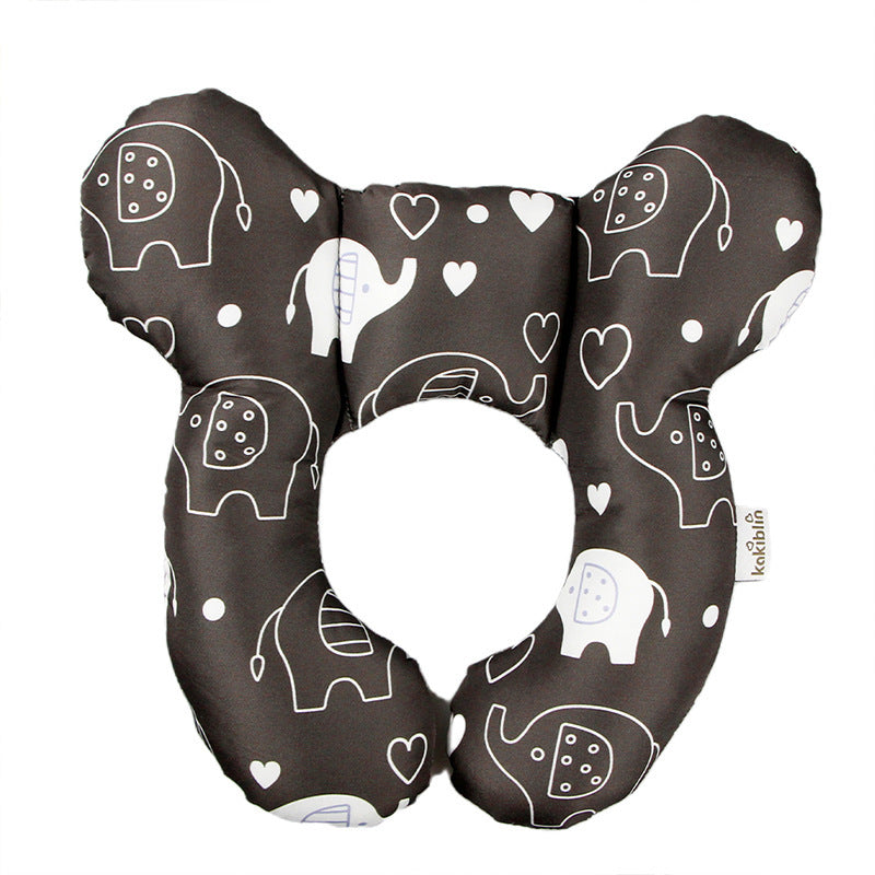 Baby Head Support U‑Shaped Pillow – Car Seat & Stroller Neck Protection | Infant Sleeping Cushion