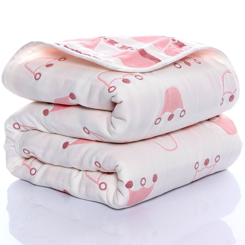6‑Layer Baby Gauze Blanket – Soft Muslin Bath Towel & Multi‑Use Swaddle | 110×110 & 120×150 cm
