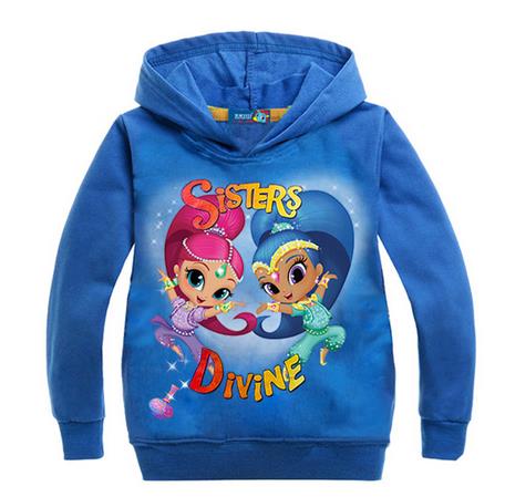 Kids Student Cotton Tops Sports Casual Tees Sweater Children Hoodie Long Sleeved T-Shirt Baby Girls T Shirt
