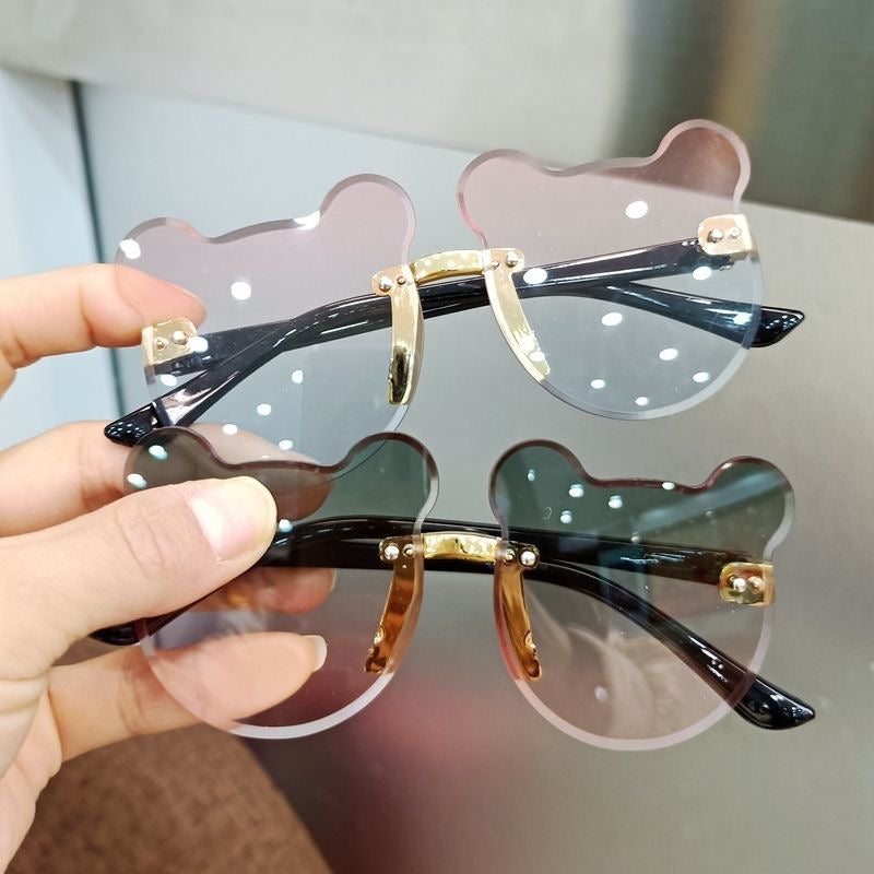 Kids UV400 Cute Frameless Sunglasses – Soft, Lightweight & Safe for Outdoor Play
