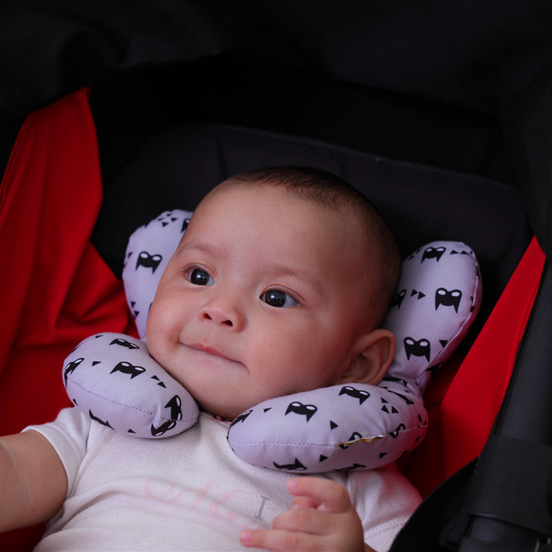 Baby Head Support U‑Shaped Pillow – Car Seat & Stroller Neck Protection | Infant Sleeping Cushion