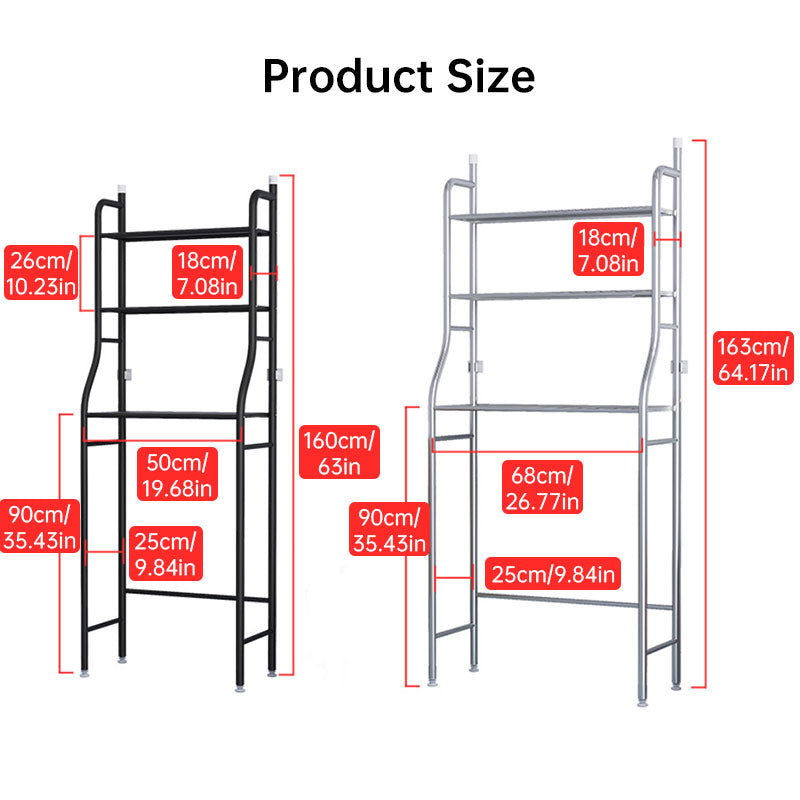 Over‑Toilet Storage Cabinet – Space‑Saving Bathroom Organizer with Shelves