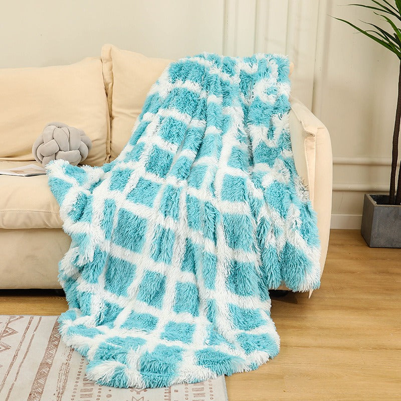 Soft Tie-Dye Plush Blanket – Photography Prop, Nap & Sofa Throw (Multiple Sizes)