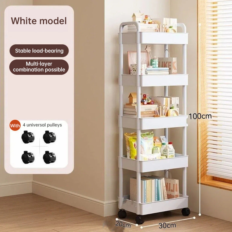 Rolling Storage Cart · Carrito de Almacenamiento Multifuncional con Ruedas