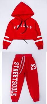 Girls Hip Hop Dance Outfit – Long Sleeve Performance Set HipHop Dance