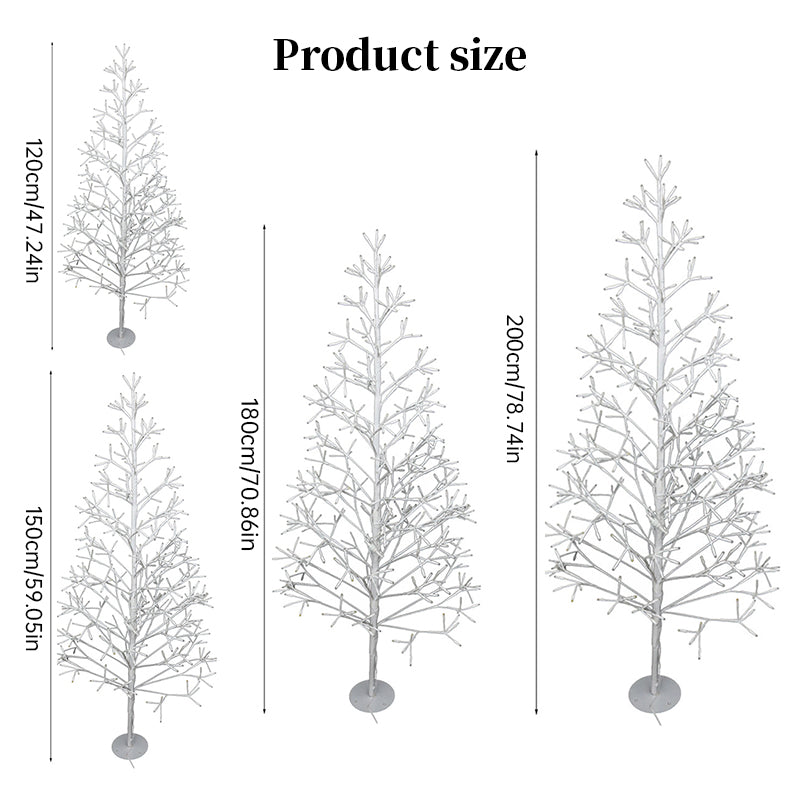 9ft Pre-Lit LED Christmas Tree - Artificial Tree with Warm White Lights