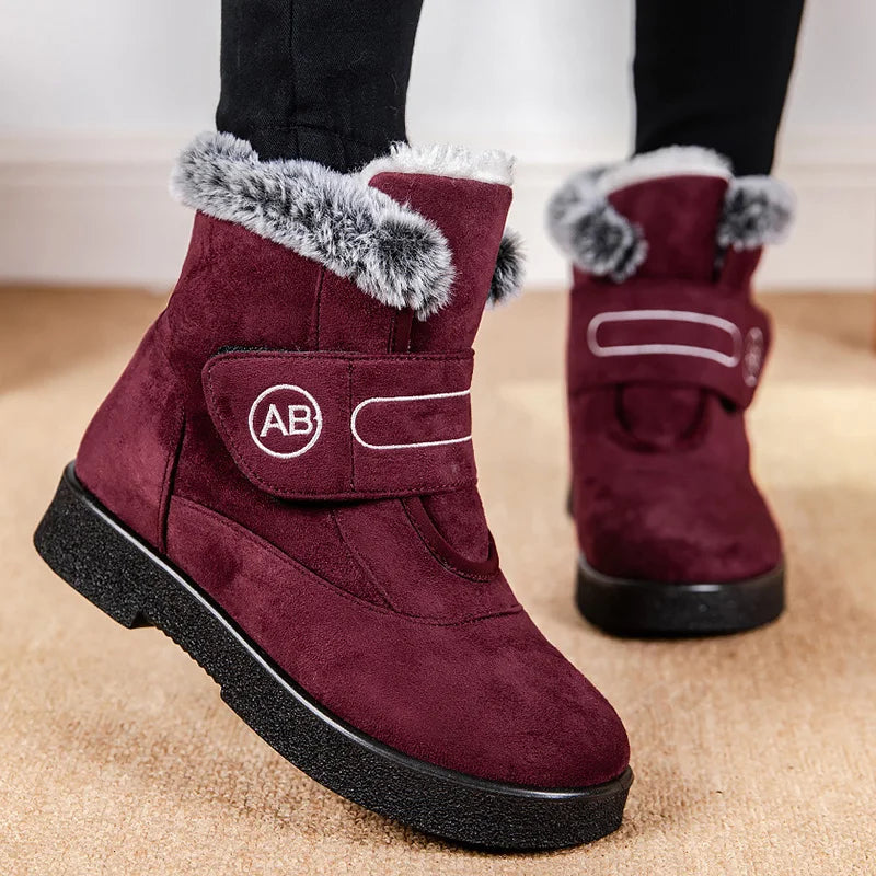Women’s Winter Snow Boots – Warm Plush Lining & Anti‑Slip Sole