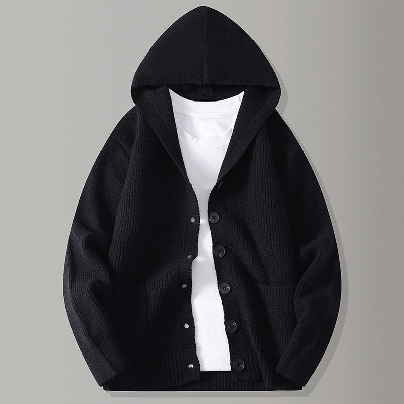 Men’s Autumn Winter Cardigan – Casual Knit Sweater Jacket