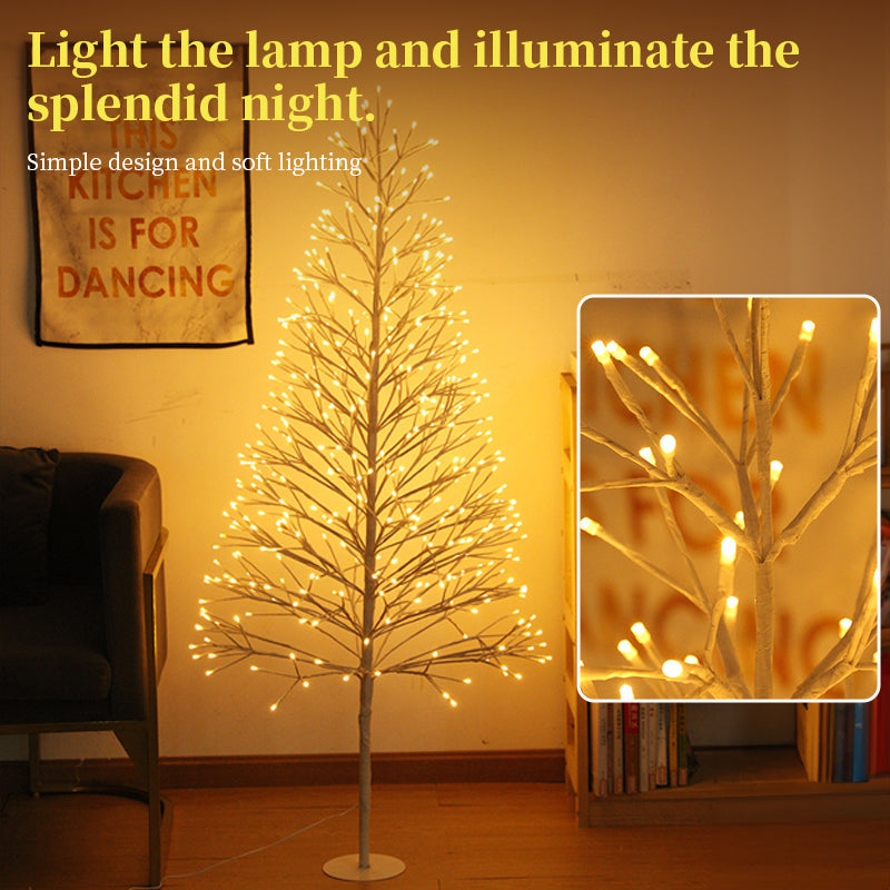 9ft Pre-Lit LED Christmas Tree - Artificial Tree with Warm White Lights