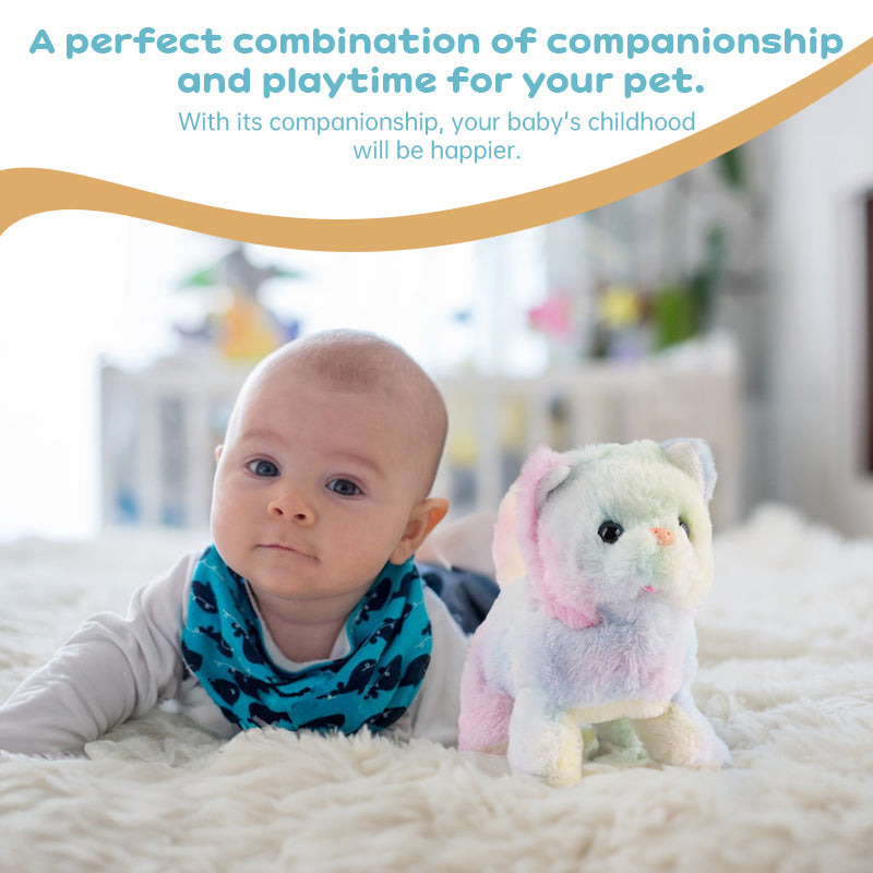 Interactive Electronic Cat Toy - Realistic Walking Sound Pet Toy