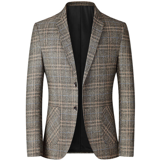 Men’s Non‑Iron Casual Jacket – Lightweight Middle‑Aged Style (M–3XL)
