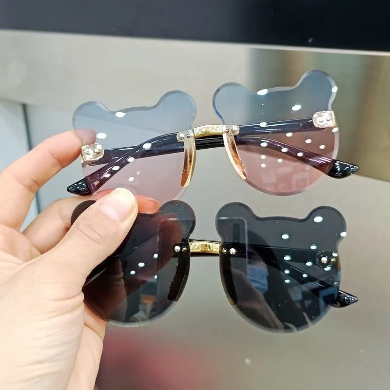 Kids UV400 Cute Frameless Sunglasses – Soft, Lightweight & Safe for Outdoor Play