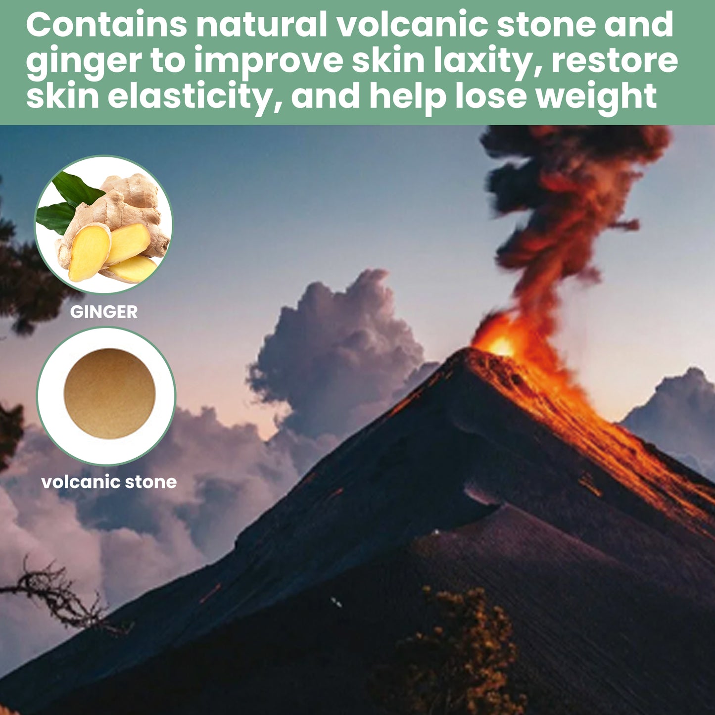 Volcanic Stone Body Shaping Ball - Massage Roller for Muscle Toning & Slimming