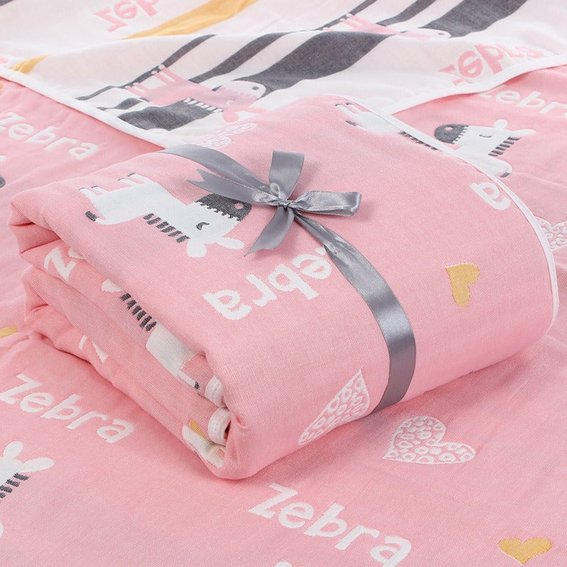 6‑Layer Baby Gauze Blanket – Soft Muslin Bath Towel & Multi‑Use Swaddle | 110×110 & 120×150 cm