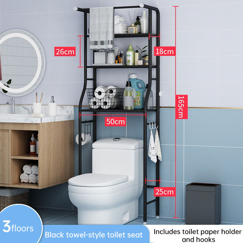 Over‑Toilet Storage Cabinet – Space‑Saving Bathroom Organizer with Shelves