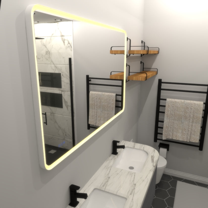 Bathroom LED Mirror with Dimmable Light – Anti‑Fog Wall Mounted Vanity Mirror