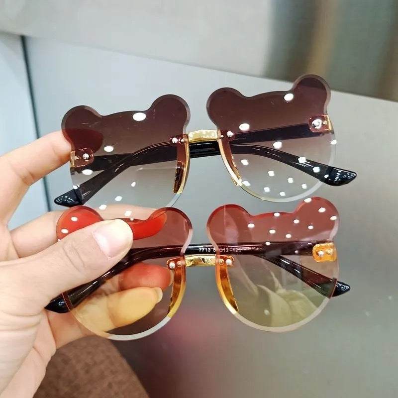 Kids UV400 Cute Frameless Sunglasses – Soft, Lightweight & Safe for Outdoor Play
