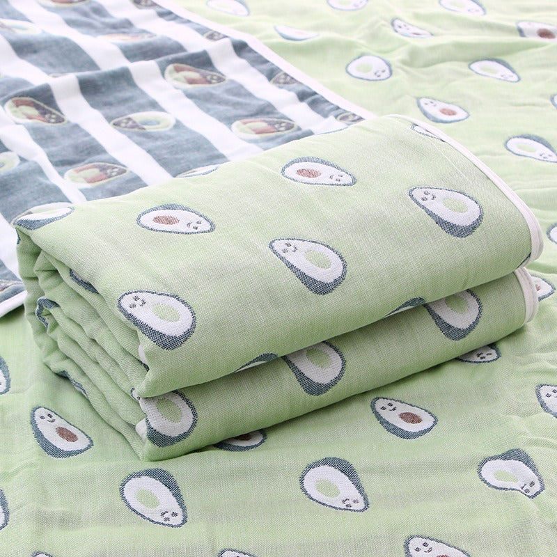 6‑Layer Baby Gauze Blanket – Soft Muslin Bath Towel & Multi‑Use Swaddle | 110×110 & 120×150 cm