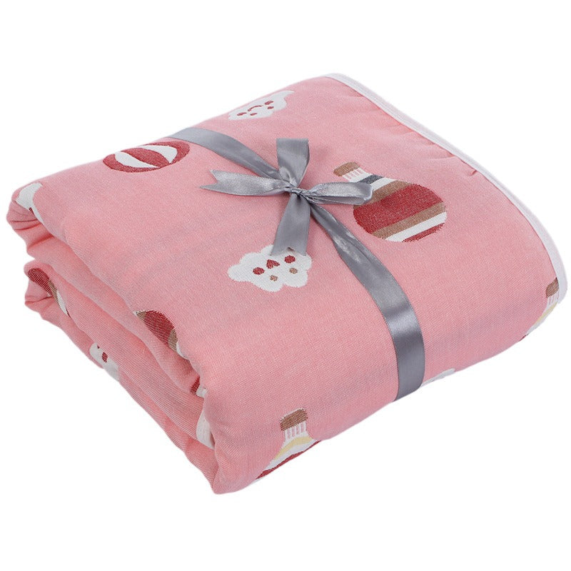 6‑Layer Baby Gauze Blanket – Soft Muslin Bath Towel & Multi‑Use Swaddle | 110×110 & 120×150 cm