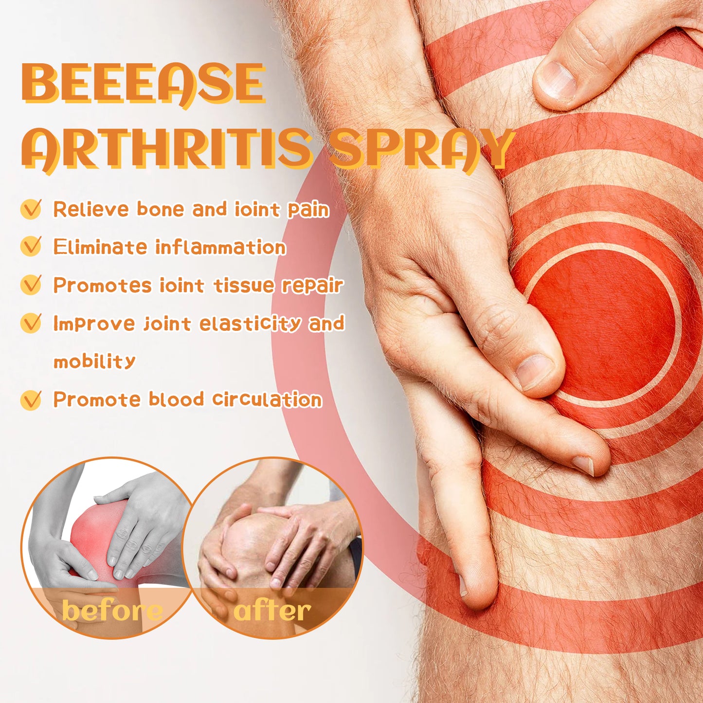 Beease Arthritis Relief Spray – Joint, Neck & Back Pain Care