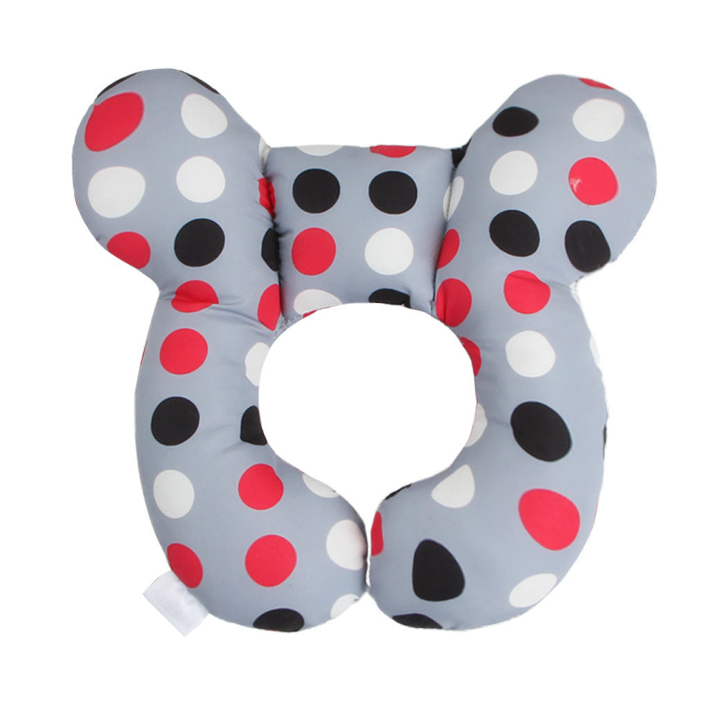 Baby Head Support U‑Shaped Pillow – Car Seat & Stroller Neck Protection | Infant Sleeping Cushion