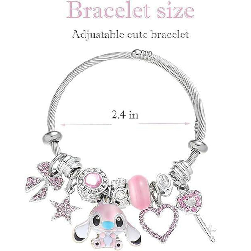 Stitch Character Bracelet - Disney Lilo & Stitch Jewelry