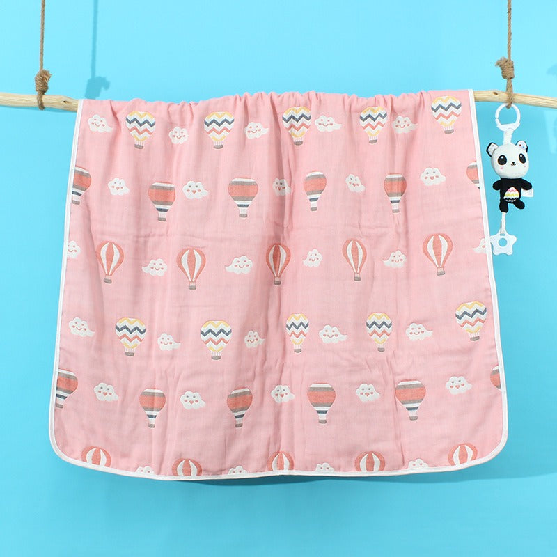 6‑Layer Baby Gauze Blanket – Soft Muslin Bath Towel & Multi‑Use Swaddle | 110×110 & 120×150 cm
