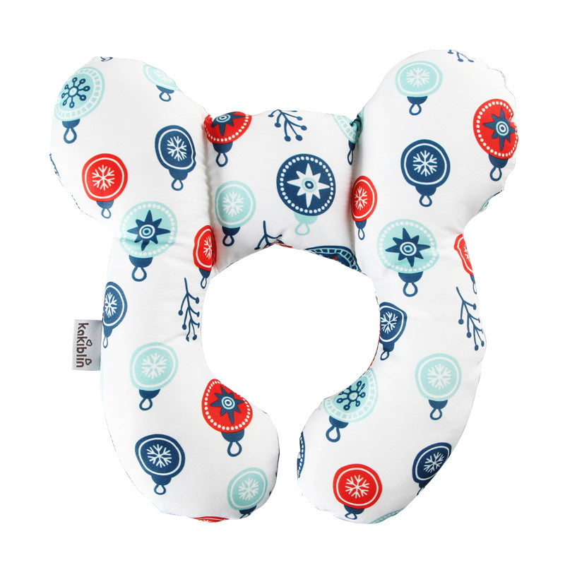 Baby Head Support U‑Shaped Pillow – Car Seat & Stroller Neck Protection | Infant Sleeping Cushion