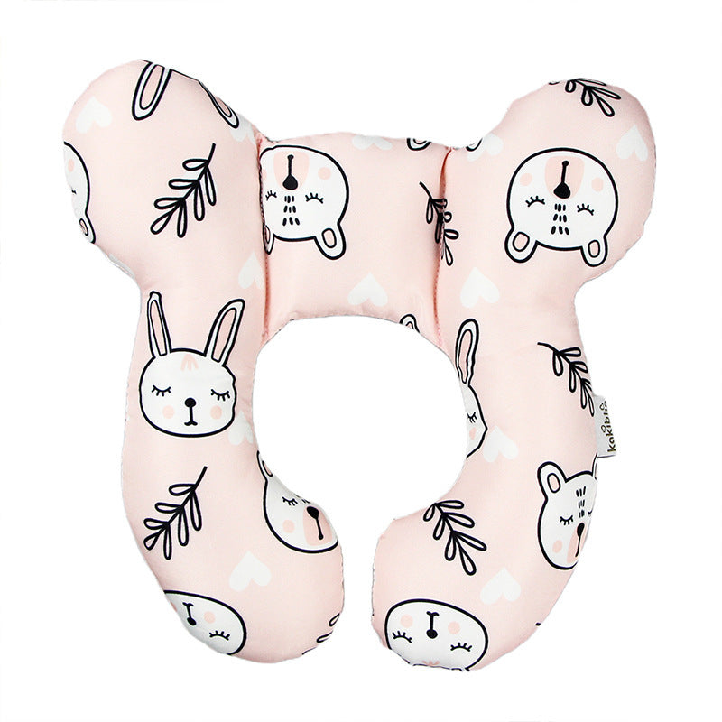 Baby Head Support U‑Shaped Pillow – Car Seat & Stroller Neck Protection | Infant Sleeping Cushion