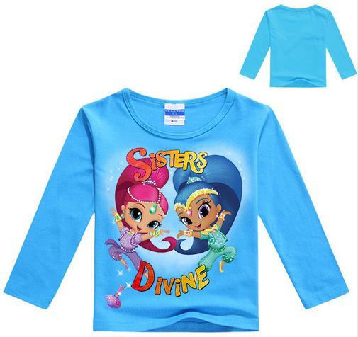 Kids Student Cotton Tops Sports Casual Tees Sweater Children Hoodie Long Sleeved T-Shirt Baby Girls T Shirt