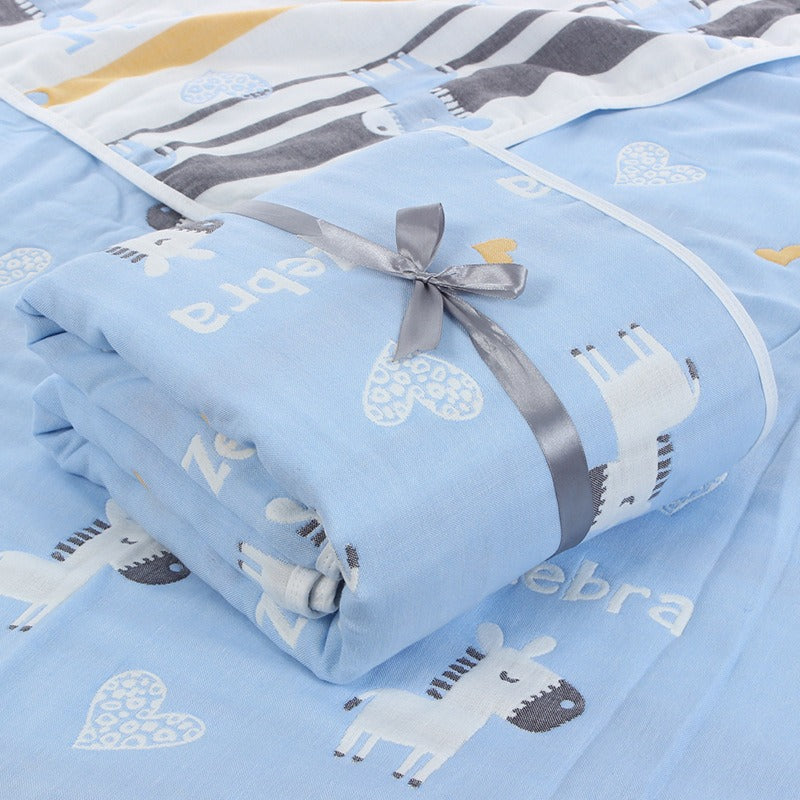 6‑Layer Baby Gauze Blanket – Soft Muslin Bath Towel & Multi‑Use Swaddle | 110×110 & 120×150 cm