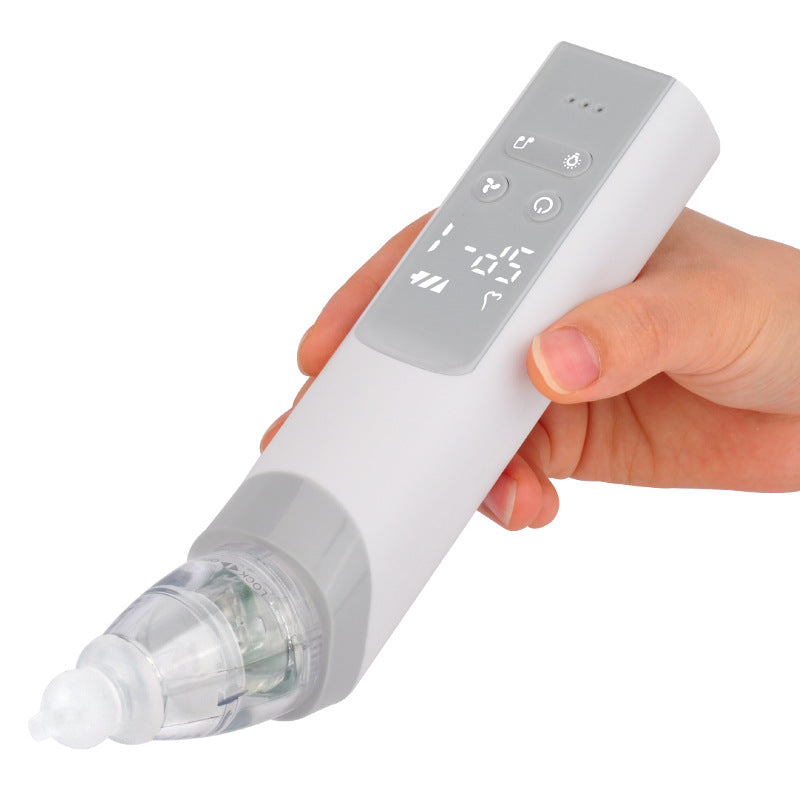 Electric Baby Nasal Aspirator – 3 Suction Levels with Music & Lights | Rechargeable Nose Cleaner