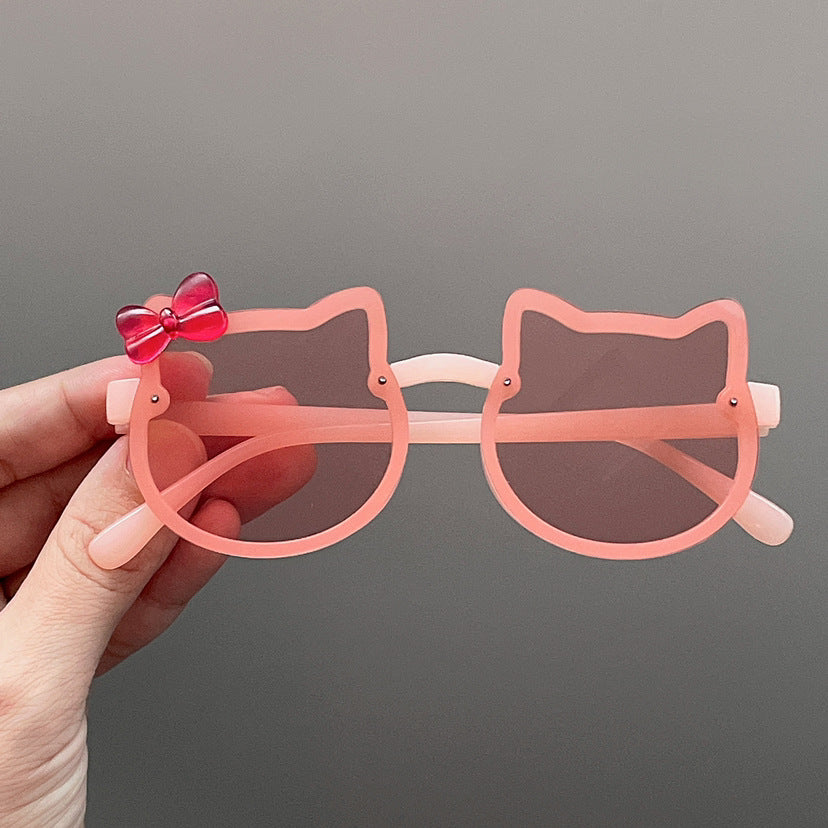 Kids UV400 Cute Frameless Sunglasses – Soft, Lightweight & Safe for Outdoor Play