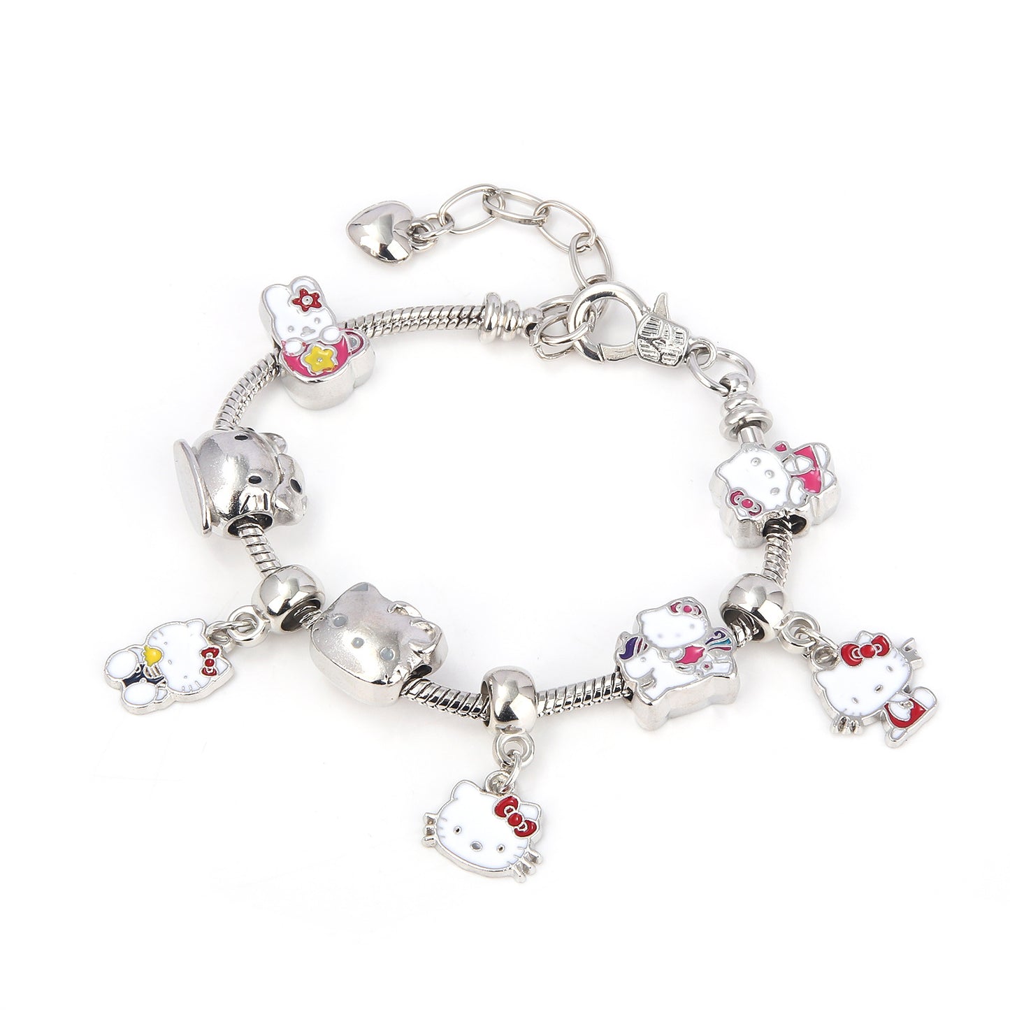 Cute Kitty Cat Bracelet - Anime Girl DIY Charm Bracelet | Best Friend Gift