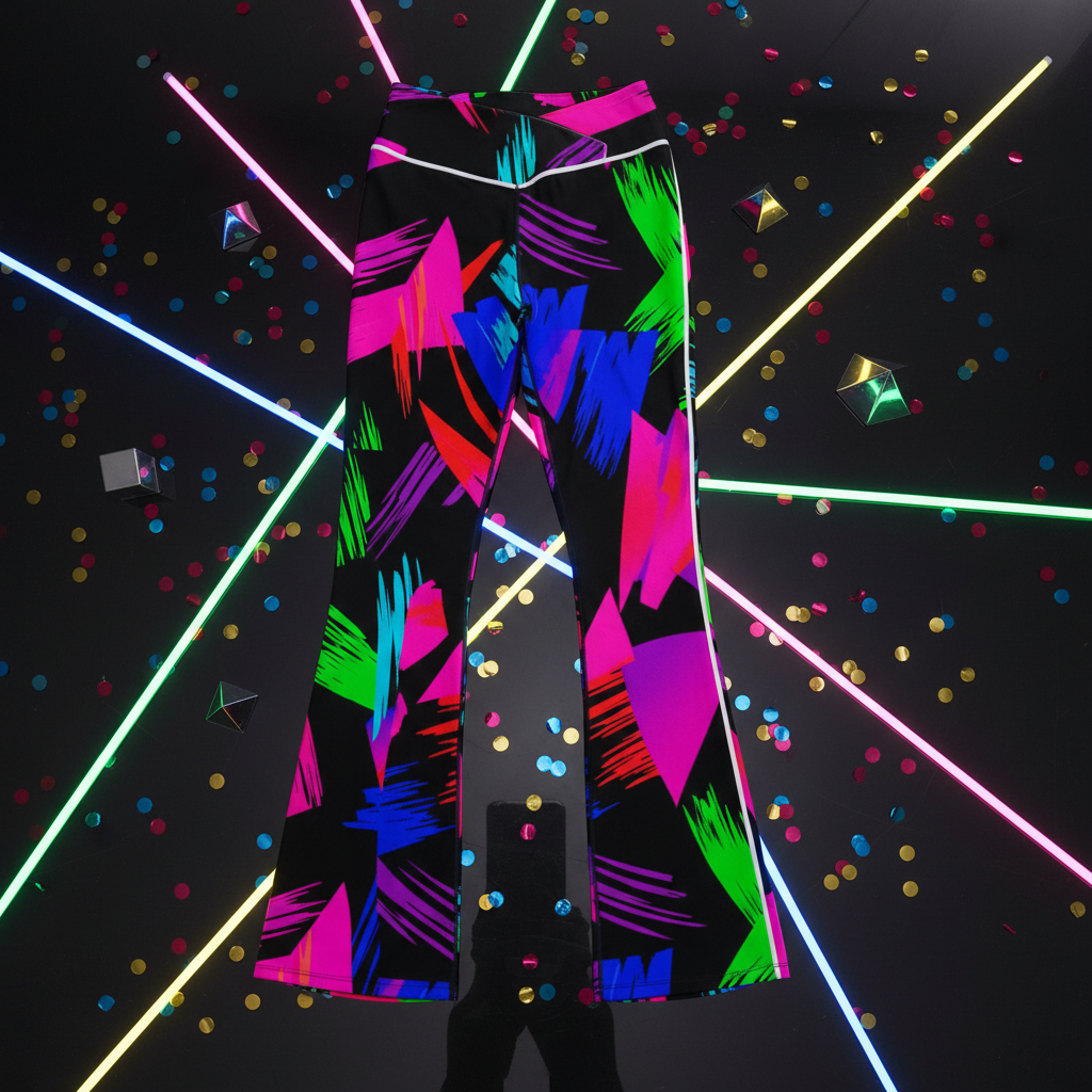 Flare Pants - Flat lay creativo